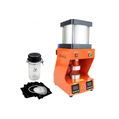 Rosomatic Compact Pneumatic Rosin Press (13000psi) Dry Ice Shaker Kit