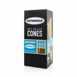 Futurola King Size - 109/21 Case [6000 Dutch Brown Cones]