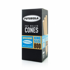 Futurola King Size - 109/26 Case [800 Dutch Brown™ Cones]