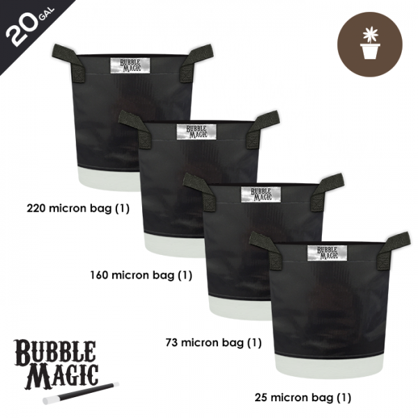20 Gallon Bubble Magic Extraction Bags (set of 4)
