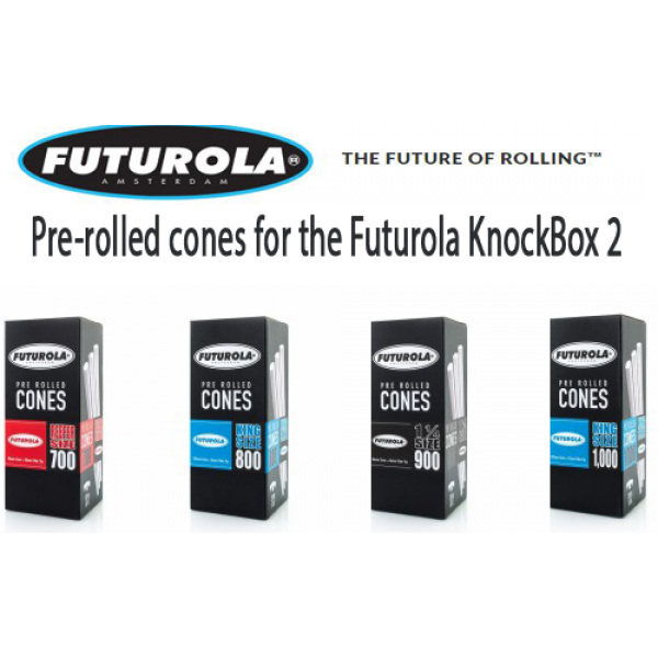 Pre-rolled cones for the Futurola KnockBox 3