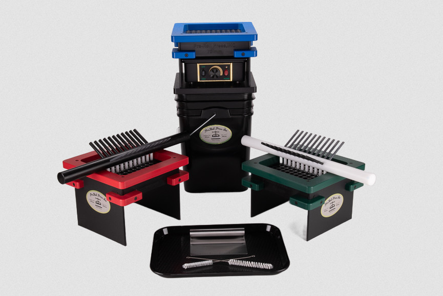 Triple Tray System without Metering Tray Triple tray system without metering- Includes customer choice of 3 work trays, 2 press tools, 1 packing base, 1 bucket, 1 catch tray, 1 scraper, and 2 tube brushes.