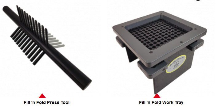 Fill 'n Fold Pre-Roll Machine Single Tray & Tool Upgrade