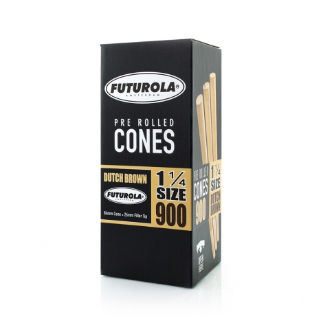 Futurola 1¼ Size - 84/26 [900 Dutch Brown™ Cones]