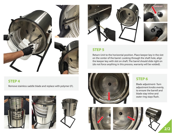 trimit pro dry trimmer page five set up instructions 